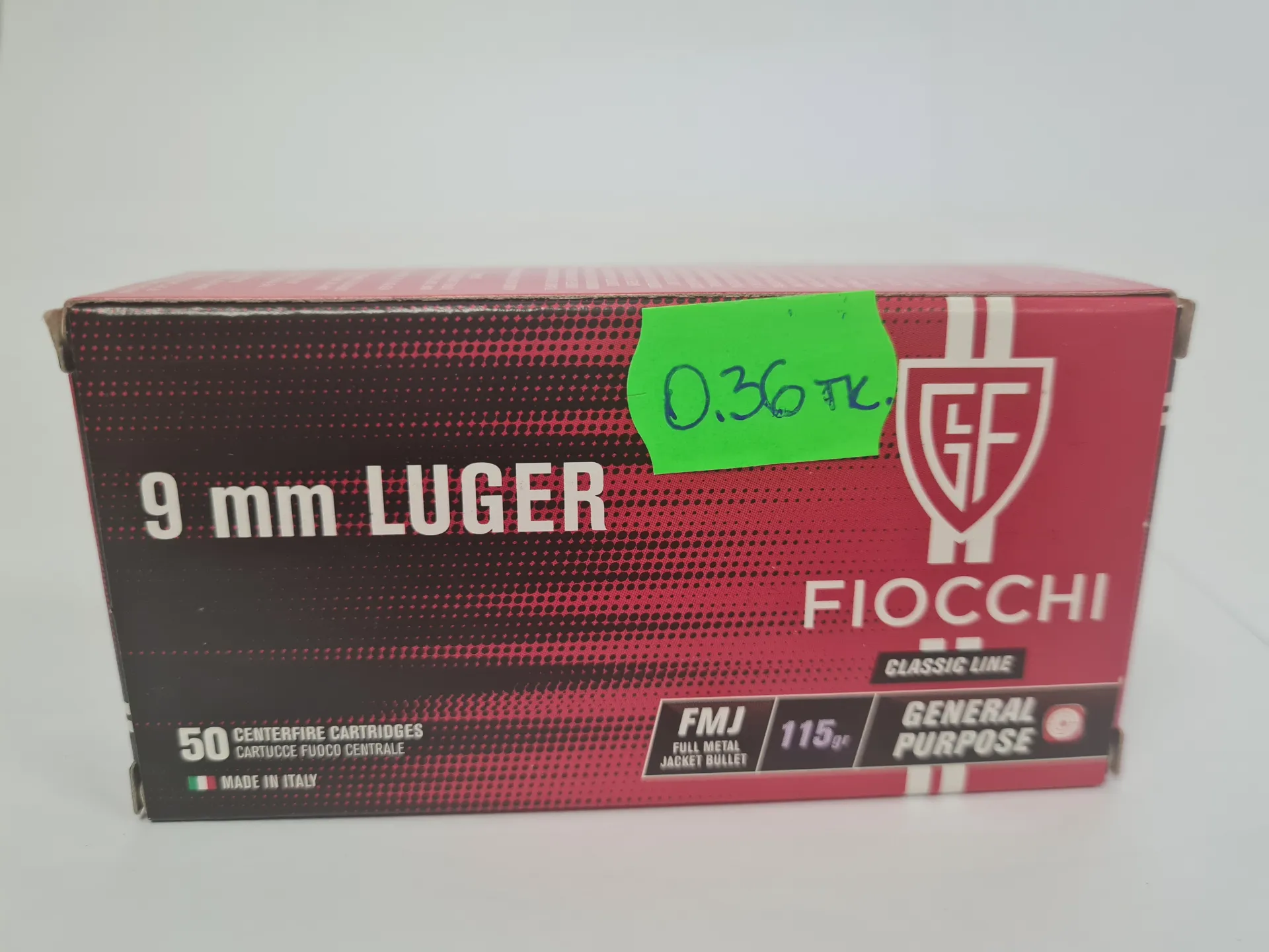9mm, 115 g. Luger